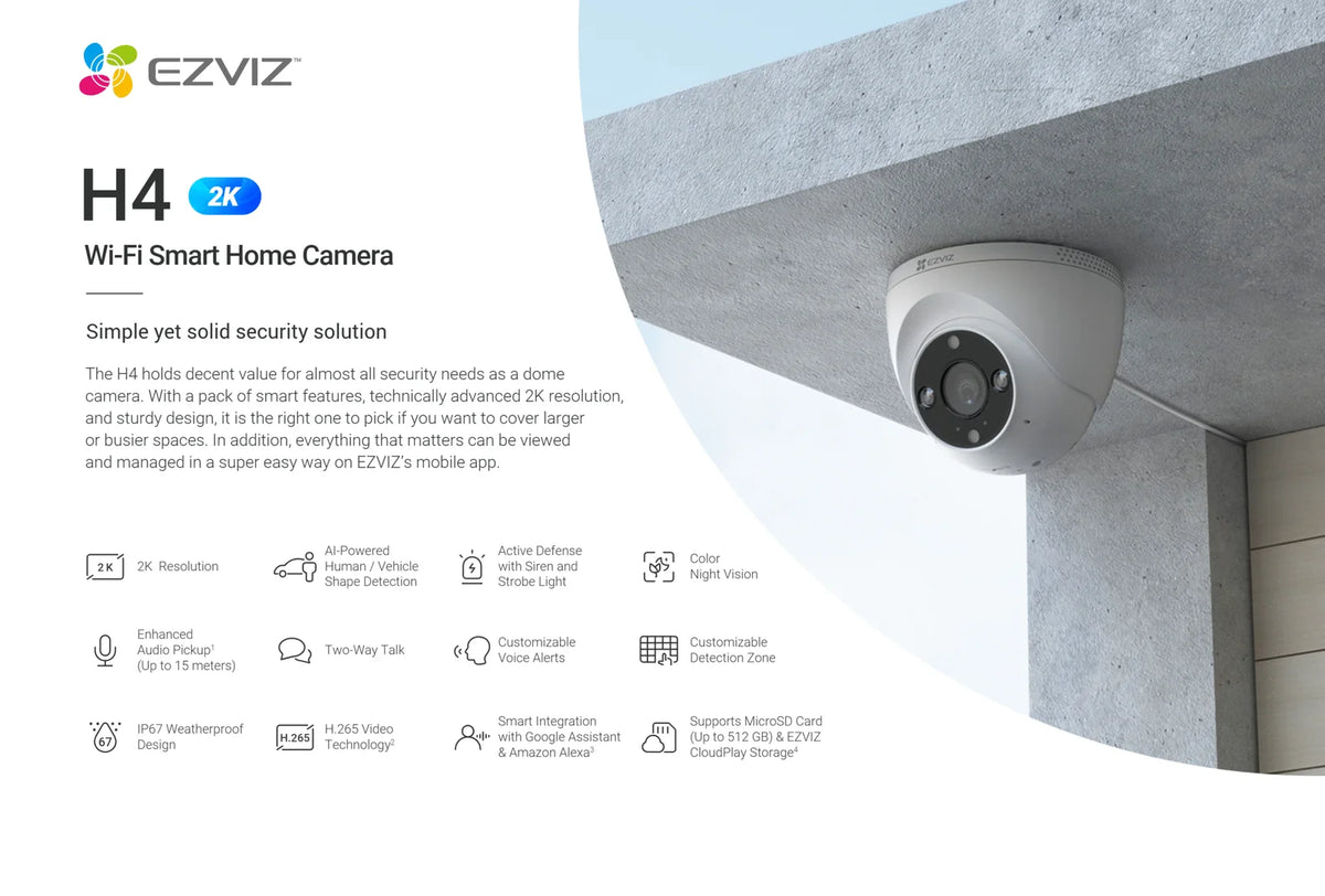 EZVIZ H4 3MP (POE)