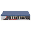 Hikvision DS-3E0318P-E/M سويتش PoE Rackmount 16 بورت - واجهة أمامية