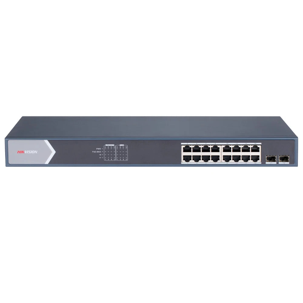 Hikvision DS-3E0518P-E/M سويتش PoE Gigabit - واجهة أمامية