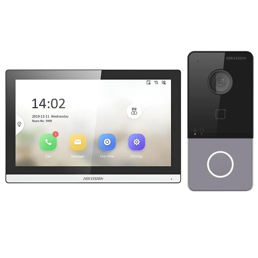 Hikvision DS-KIS607-S IP Video Intercom Kit - Full Set