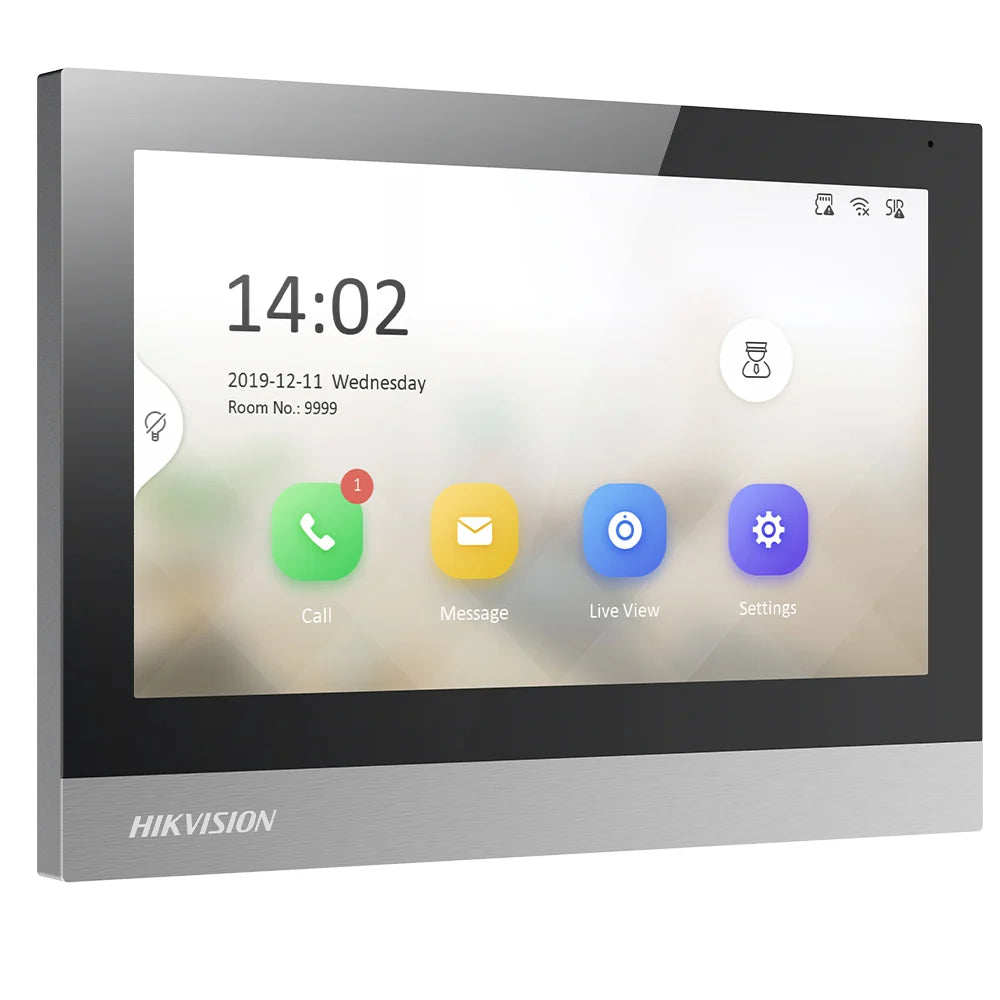 Hikvision DS-KIS613-S — الوحدة الداخلية شاشة تاتش 10 بوصة