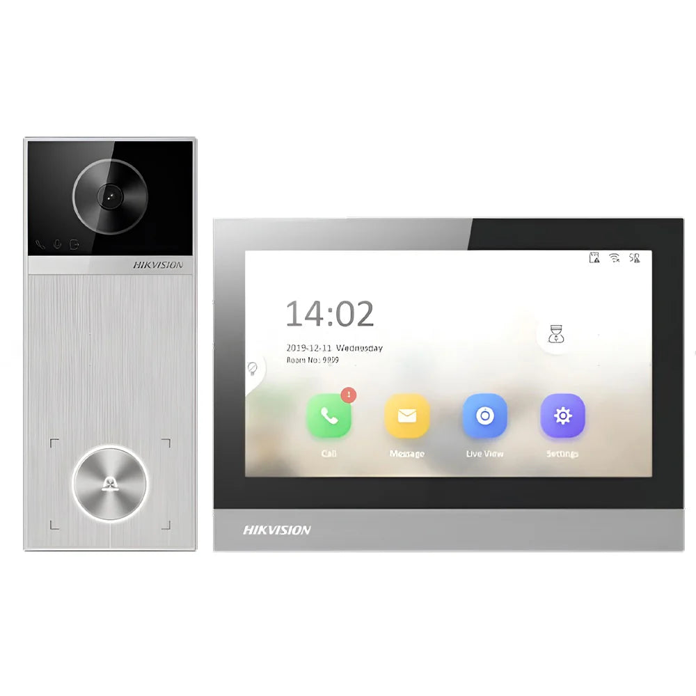 Hikvision DS-KIS613-S — كيت كامل الوحدة الداخلية والخارجية