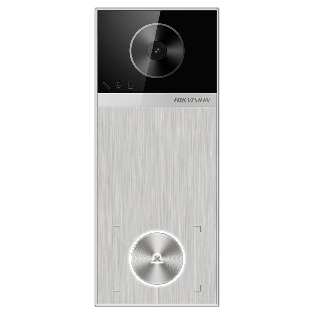 Hikvision DS-KIS613-S — الوحدة الخارجية هيكل ألومنيوم فضي