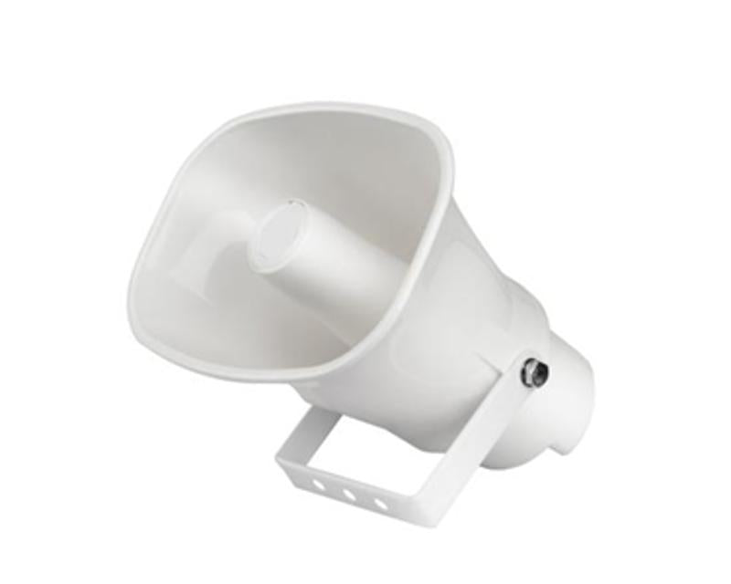 Hikvision DS-QAE0330G1T-V — سماعة بوق خارجية 30W بيضاء بحامل قابل للتعديل